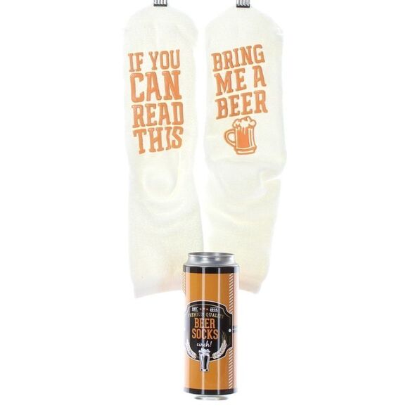 Men Women Funny Beer Can Socks - Picture 1 of 2